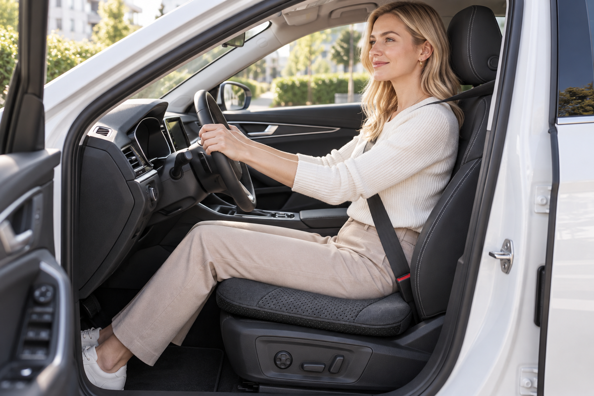 CloudWing Low-Profile Driving Seat Cushion
