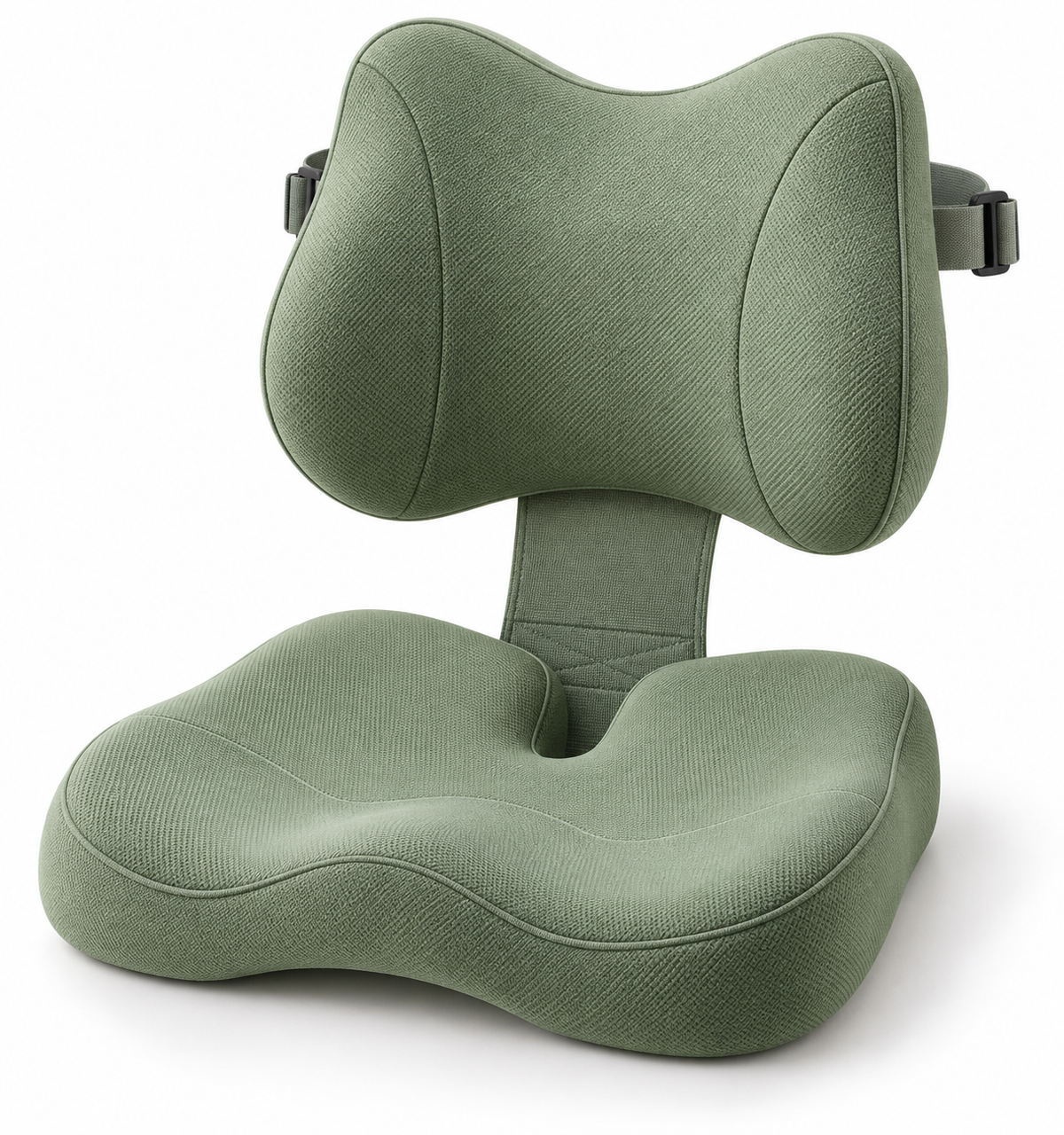 CloudWing Integrated Lumbar & Seat Support Cushion Set