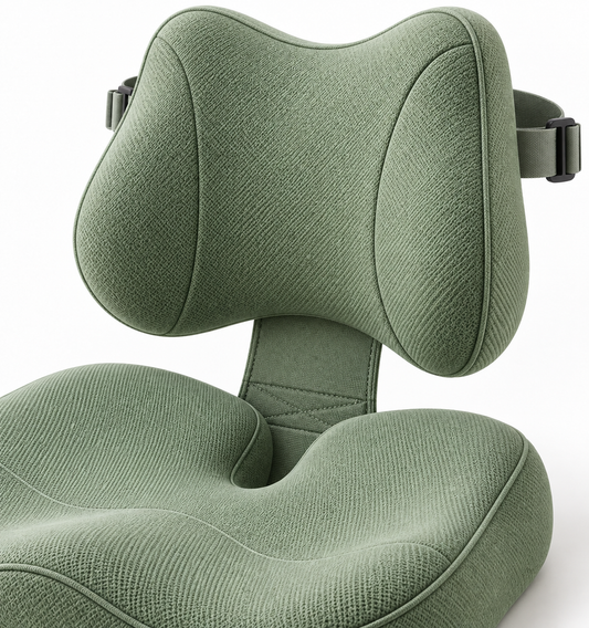 CloudWing Integrated Lumbar & Seat Support Cushion Set