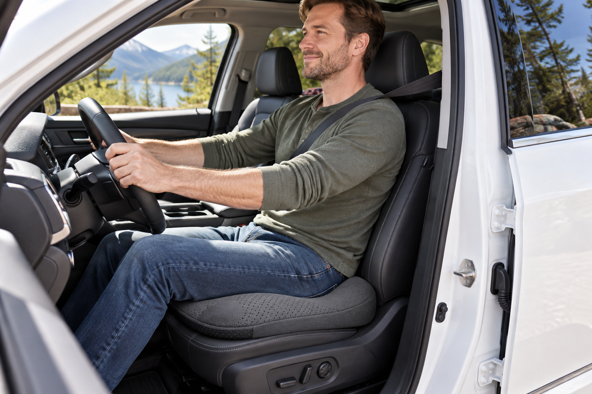 CloudWing Low-Profile Driving Seat Cushion
