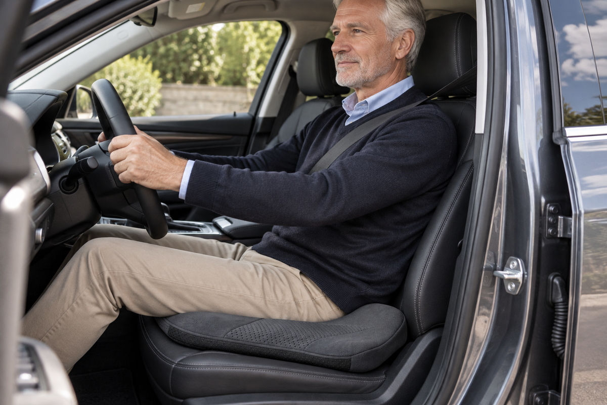 CloudWing Low-Profile Driving Seat Cushion